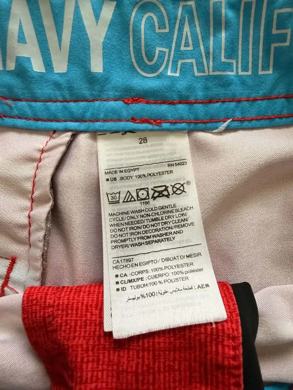 Old Navy California Men's Striped Boardshorts Swim Trunks Size 28